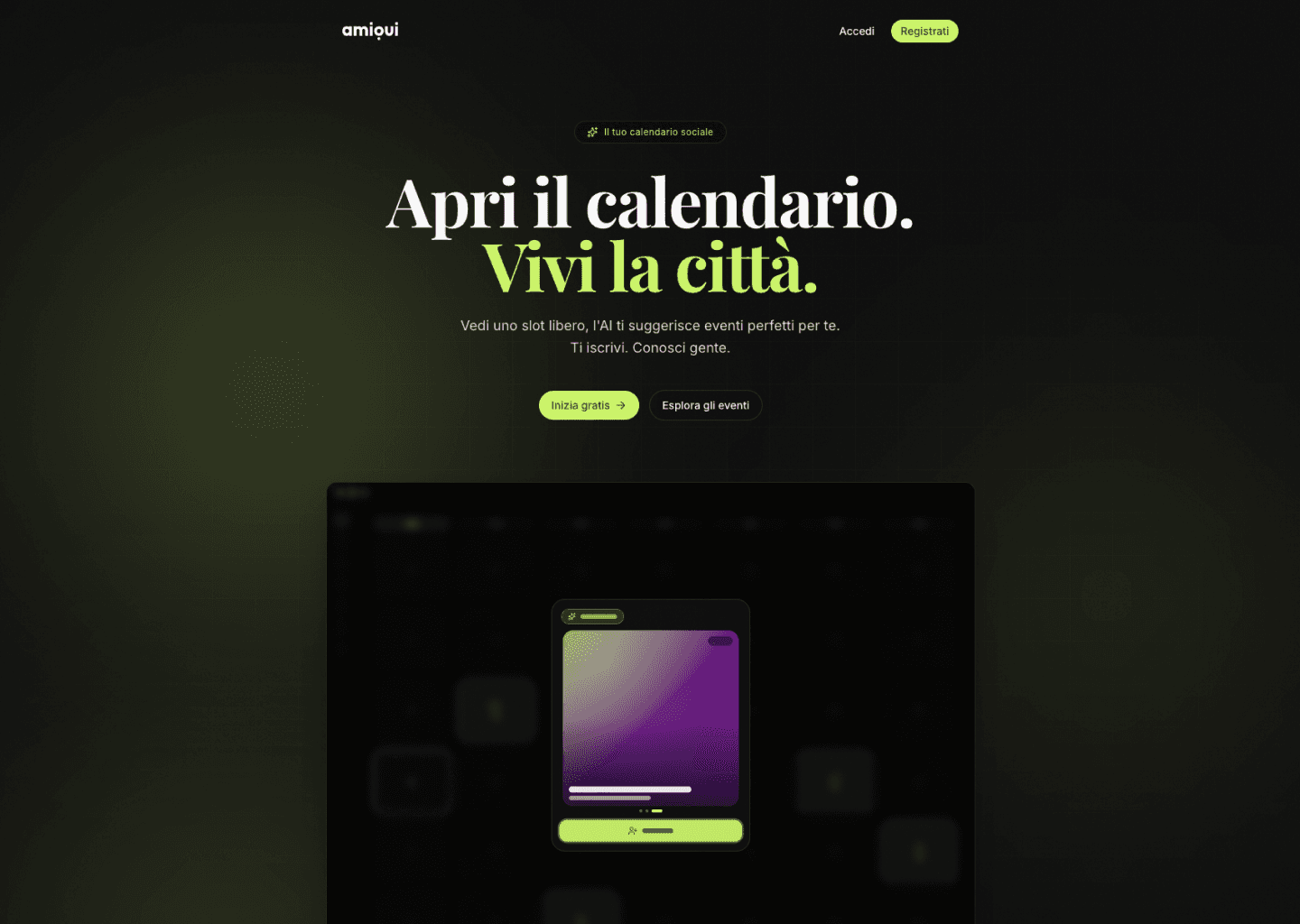 Amiqui — screenshot
